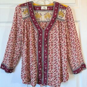 Stella Forest Bohemian Peasant Top Medium